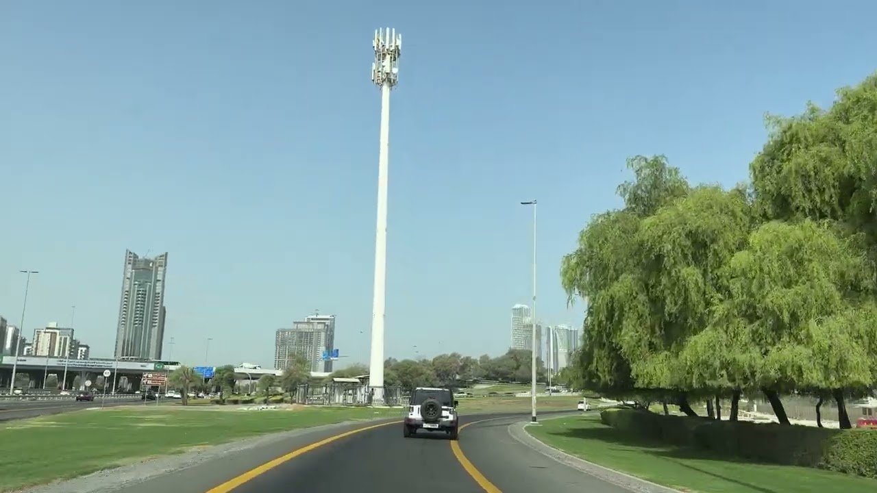 Wasl Green Park to Conrad Trade Center | DUBAI 4K drive