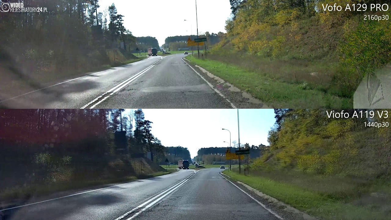Viofo A129 PRO / Viofo A119 V3 - por&oacute;wnanie 2w1 @ 4K30 / 1440p30