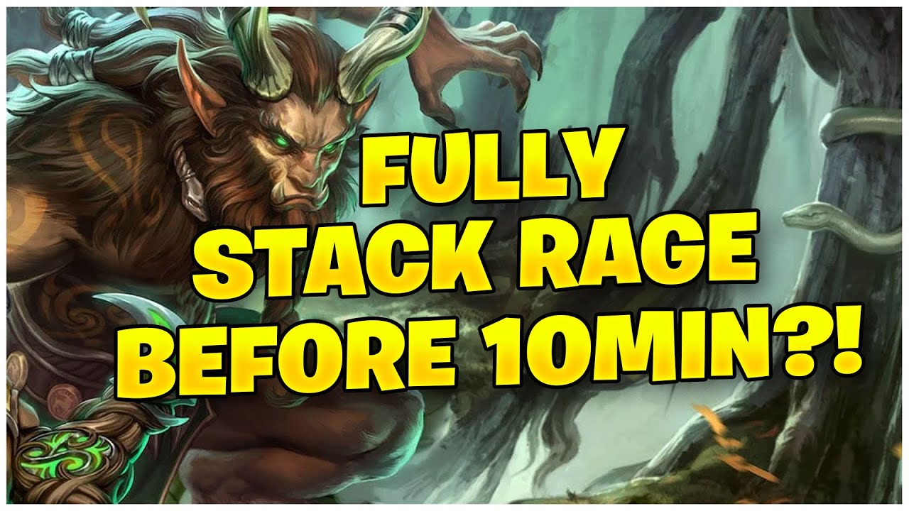 FULLY STACK RAGE BEFORE 10MIN?! S11 SMITE CERNUNNOS