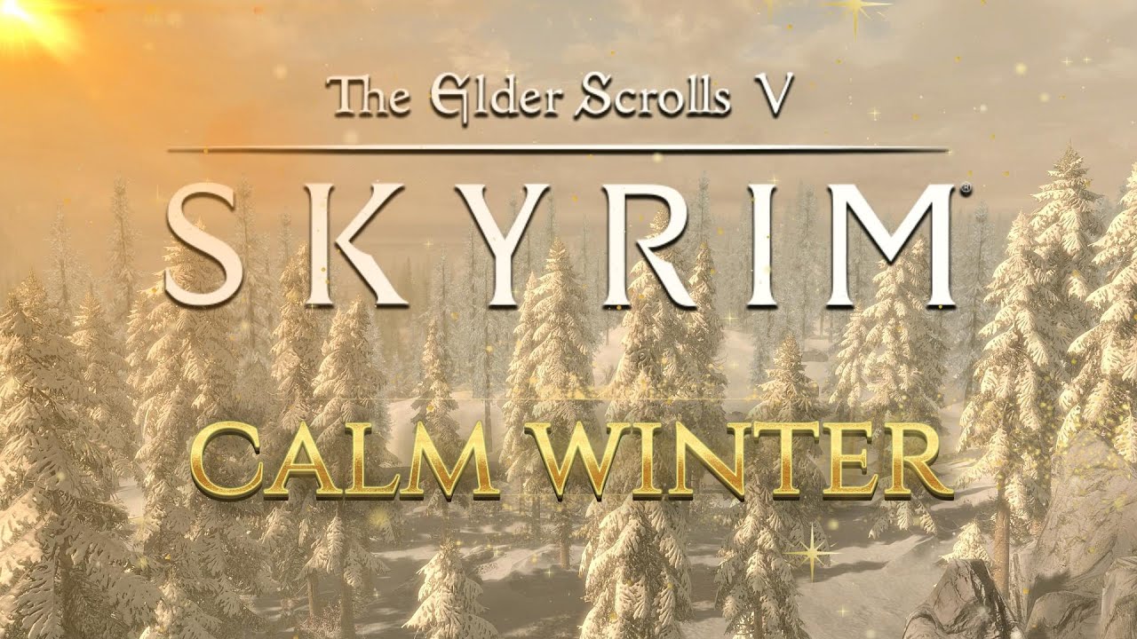 Winter in Skyrim ❄️ | Calm and Quiet Ambience