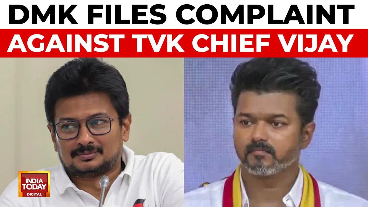 DMK Files Complaint Against TVK Chief Vijay For Defaming CM Stalin in Tamil Nadu | India Today News