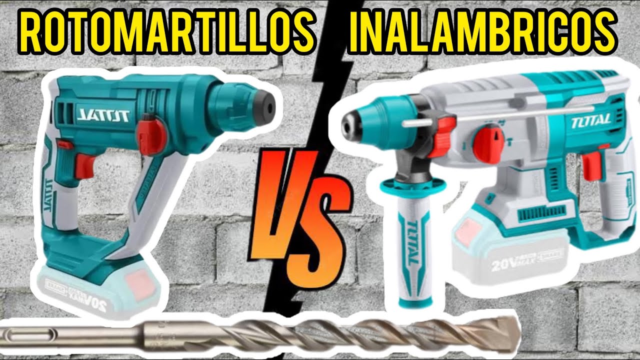 Comparativa Rotomartillos inalámbricos TOTAL