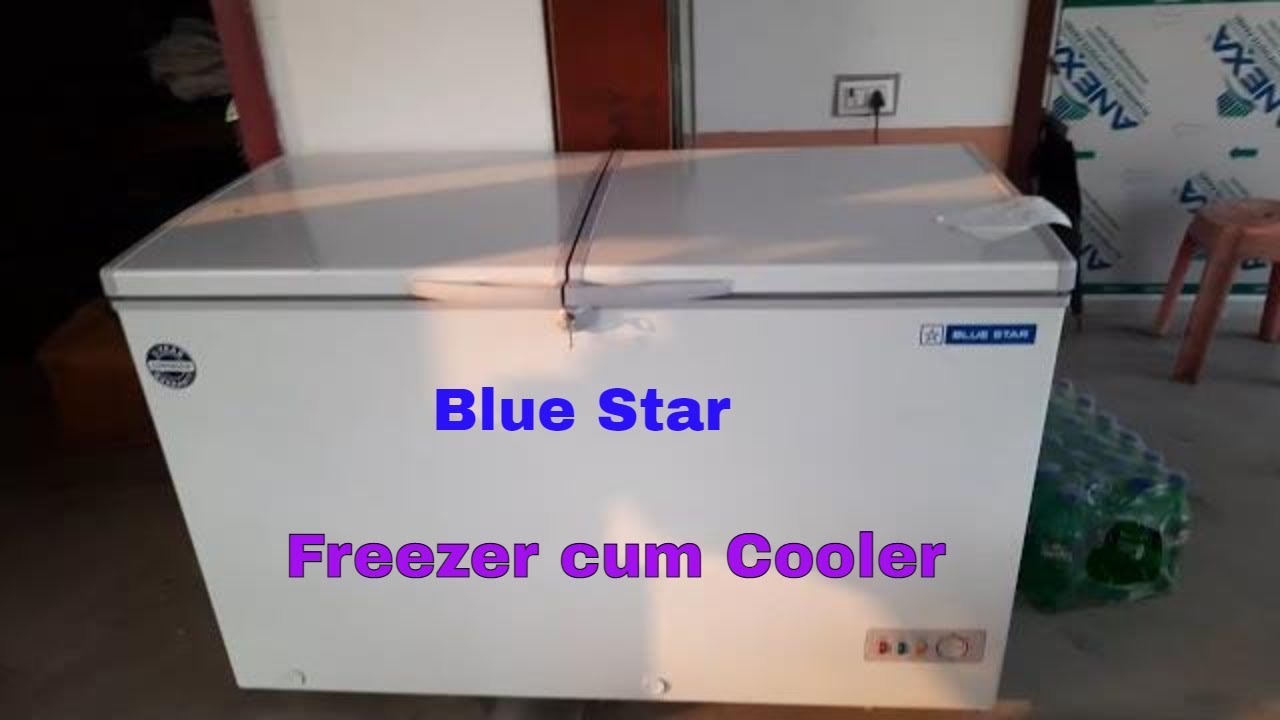 2023 Deep Chest Freezer 2 in 1 Freezer cum Cooler Blue Star CHFK300DGS Review in Hindi