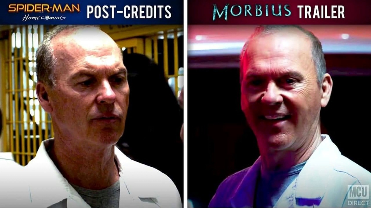 Vulture in Credit Scene Spiderman Homecoming and Morbius (Connected in MCU)