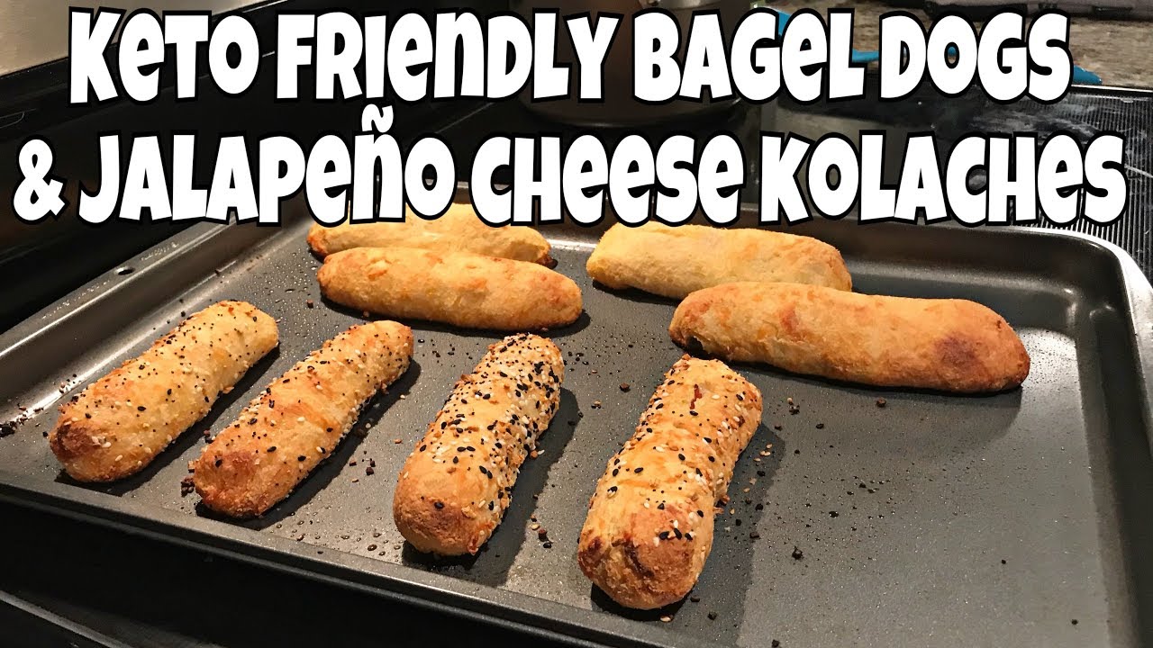 Keto Full Day of Eating | Low Carb Bagel Dogs & Jalapeño Cheese Kolaches | Keto Grocery Haul