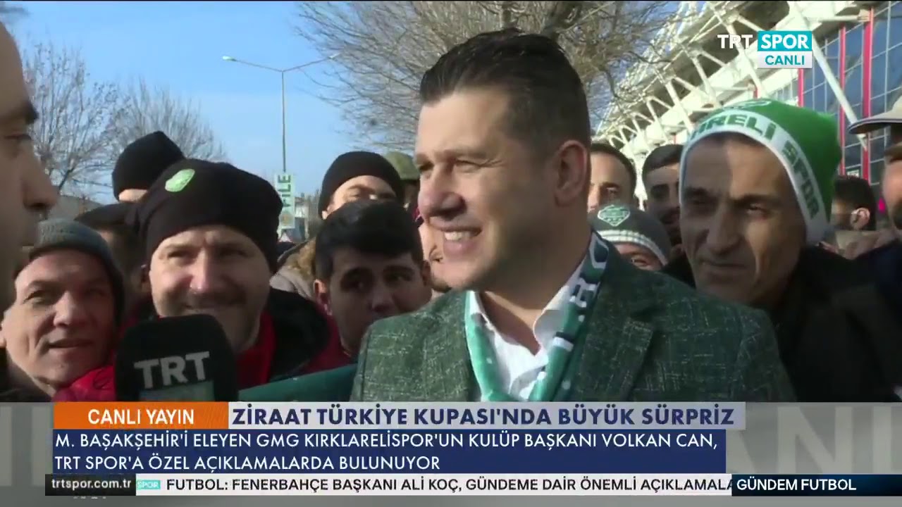 Kırklarelispor çeyrek finalde! Başkan Volkan Can: Fenerbahçe'yi istiyoruz