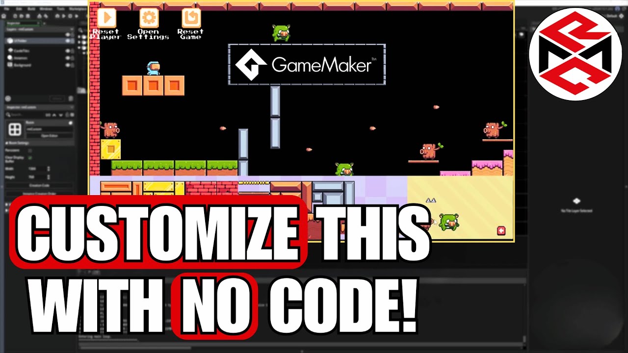 Customize this Platformer on the fly!