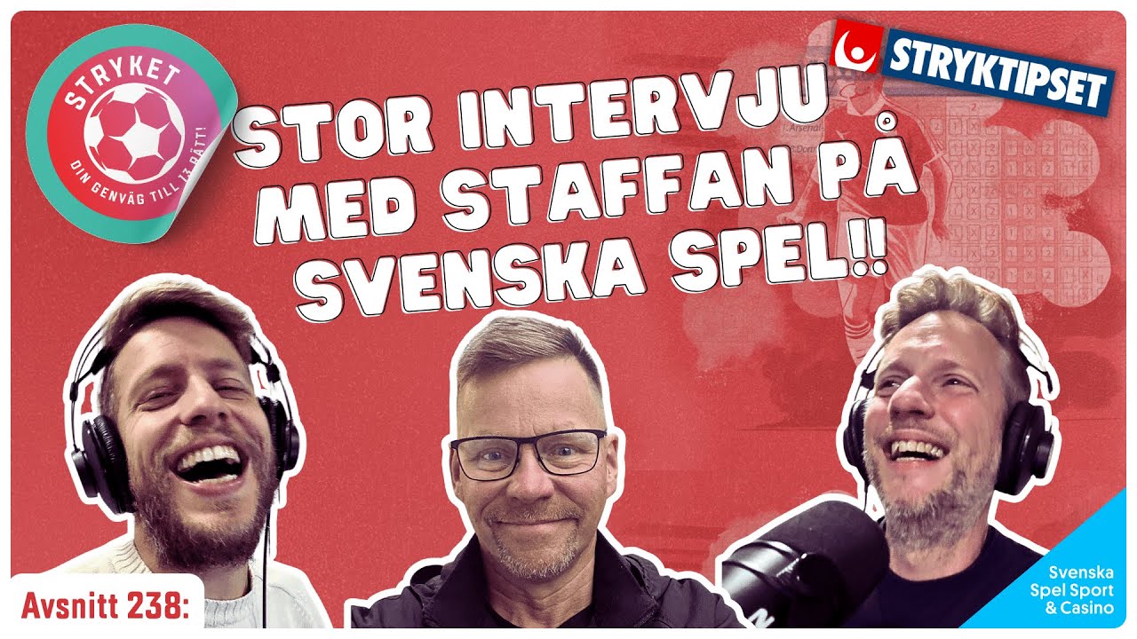 238. Gäst: Staffan Rehnström från Svenska Spel gästar podden! | Stryket Podcast