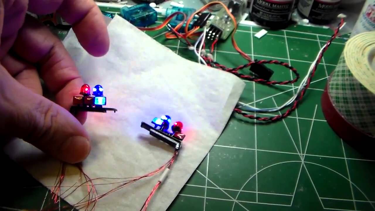 My Fujimi 1/24 Spinner build part 01 - The light bar