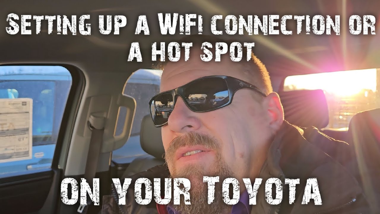 Настройка подключения к Wi-Fi или точке доступа на Toyota.