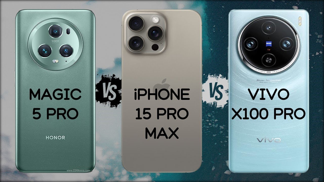 HONOR MAGIC 5 PRO VS iPHONE 15 PRO MAX VS VIVO X100 PRO