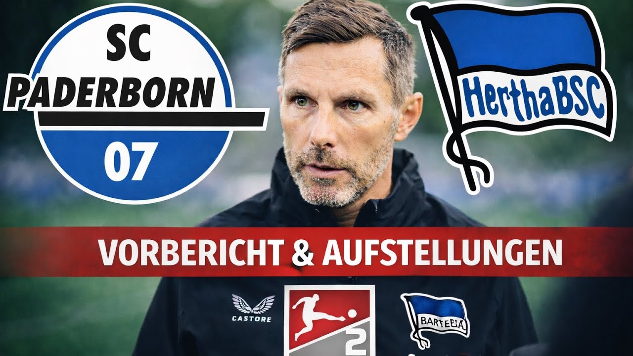 SC Paderborn - Hertha BSC Vorbericht, Analyse & Aufstellungen. KEIN ENDSPIEL