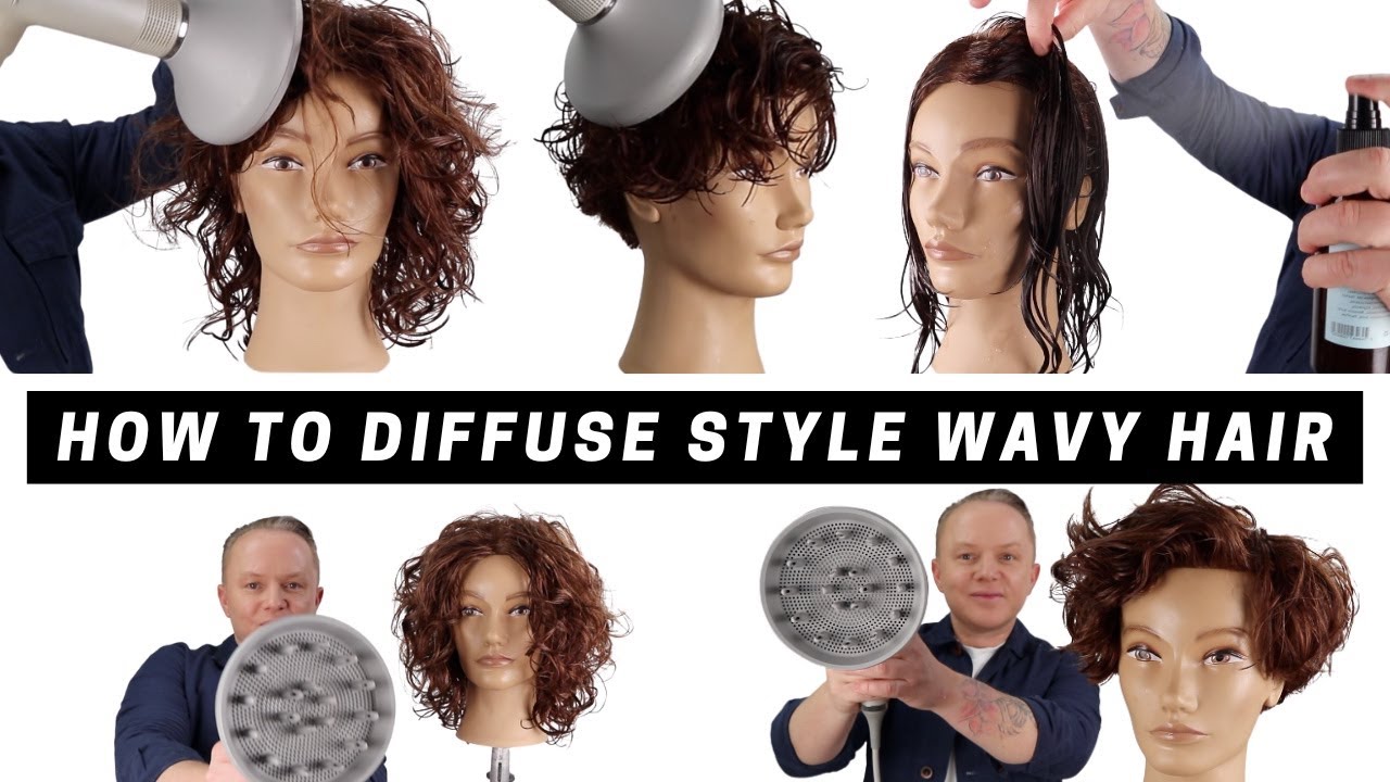 How To Diffuse Wavy Hair For Volume & Definition