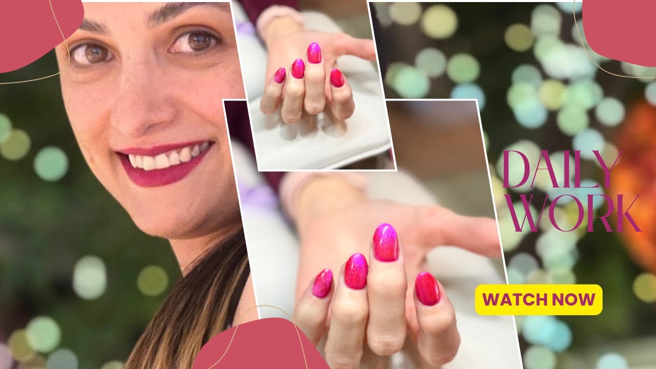 Client of the Day 💅 | Pink Builder Gel + Russian Manicure ✨