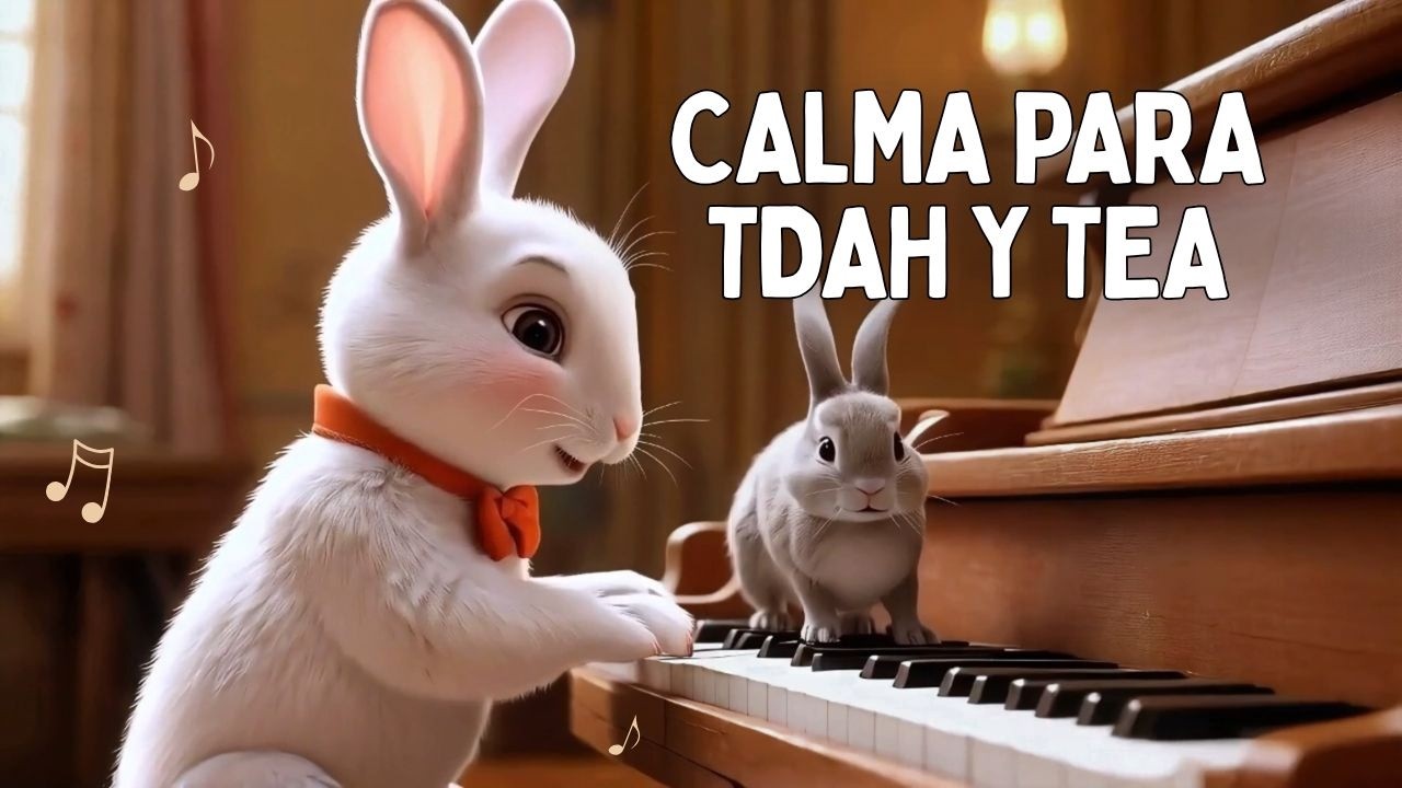 Música de Relajación para Calmar el TDAH o TEA - Calma Profunda y Regulación Emocional - Mozart 🎶🩵