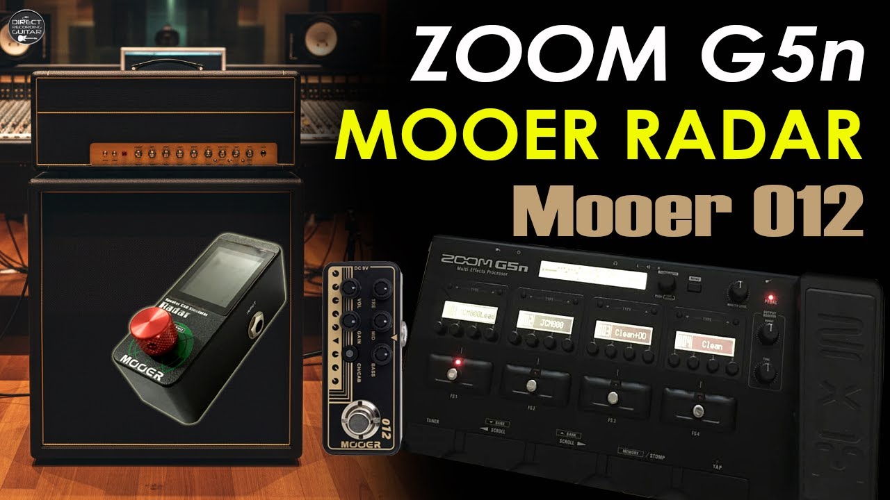 ZOOM G5n vs Mooer RADAR vs 012 Micropreamp [G5n settings]