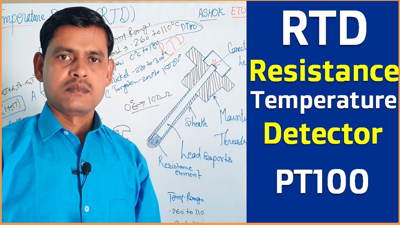 Resistance Temperature Detector RTD || PT100 RTD Working Operation in details in Hindi -