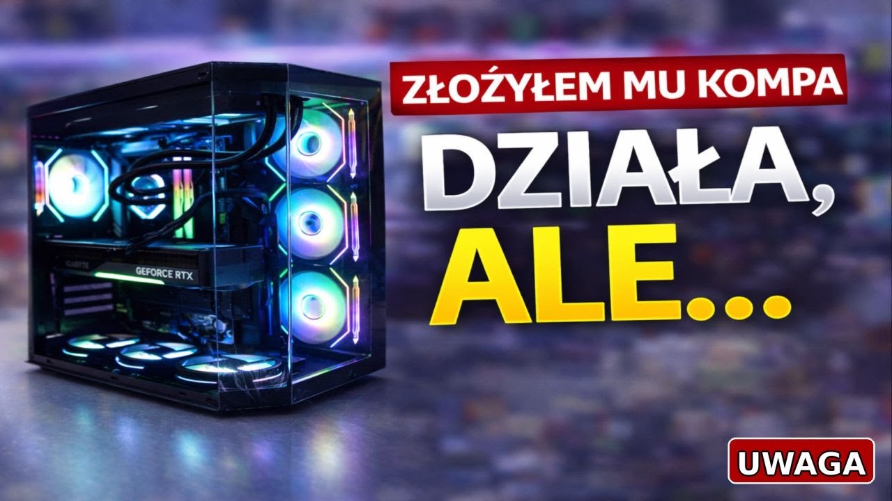 Komputer na zamówienie dla Jakuba – DZIAŁA, ALE… (szczerze!)