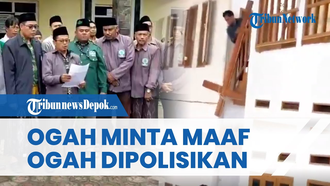 TAK MINTA MAAF! Warga Cidahu Sukabumi Ogah Kasus Pengrusakan Bangunan Dibawa ke Kepolisian