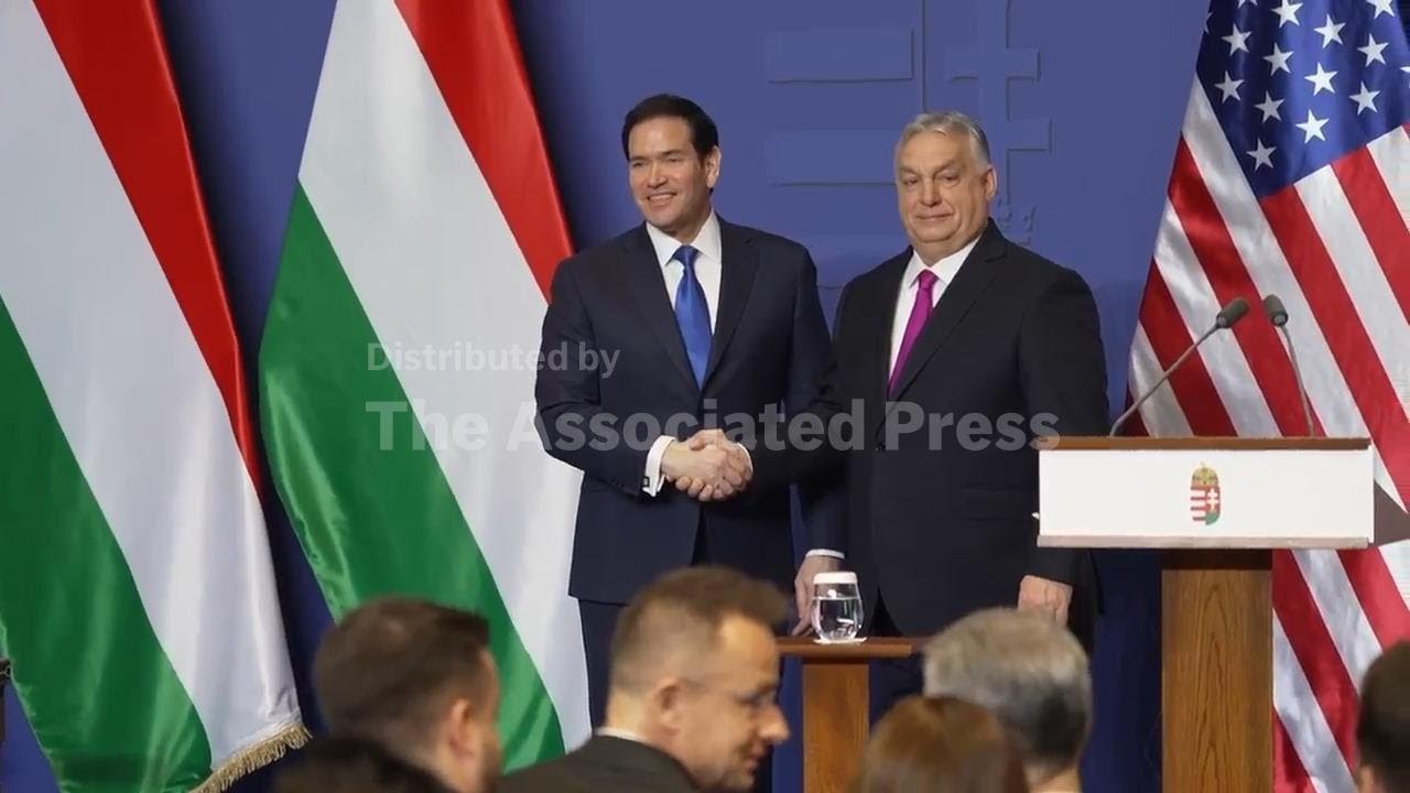 Orban hails Hungary-US ties since Trump's return to office in joint briefing alongside Rubio