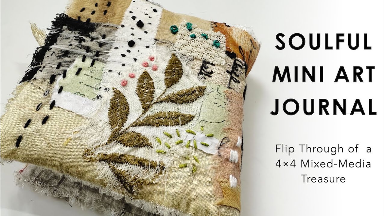 Create a tiny, soulful art journal with me!