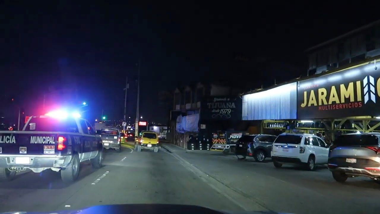TIJUANA MEXICO AT NIGHT