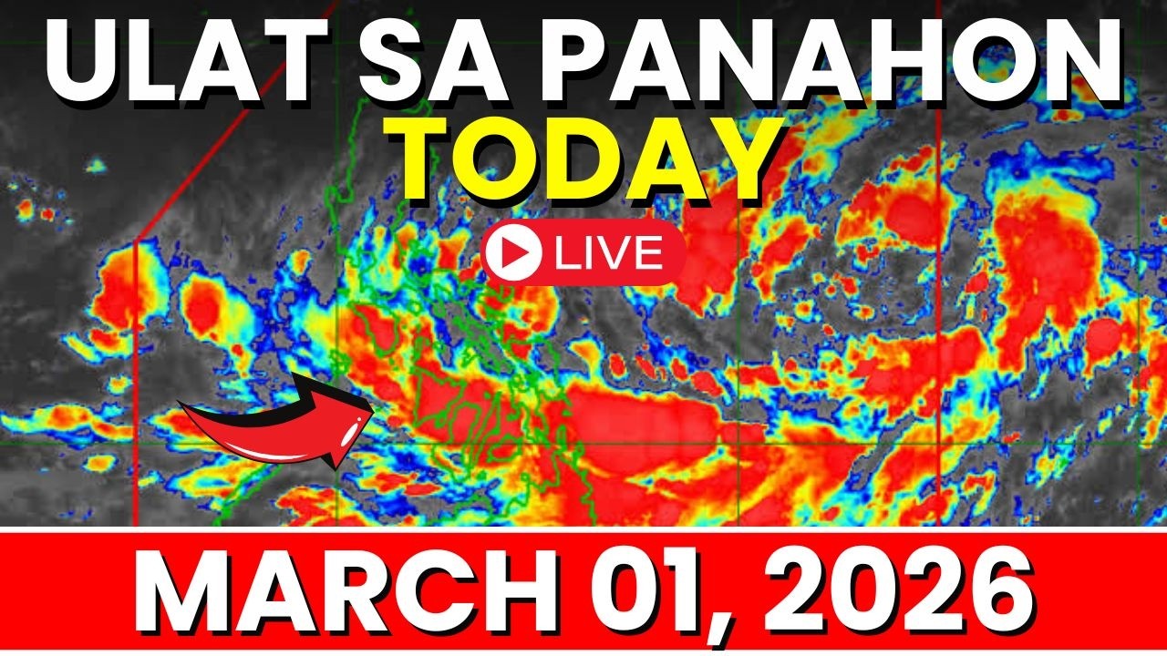 Ulat sa Panahon Today March 01, 2026 | Pagasa Weather Update Today