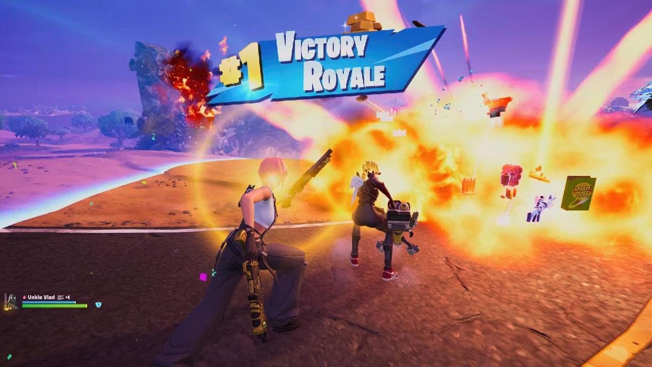 Fortnite C7 S1 Duos midnightstroker1 feat Unkle Vlad vs opps and storm