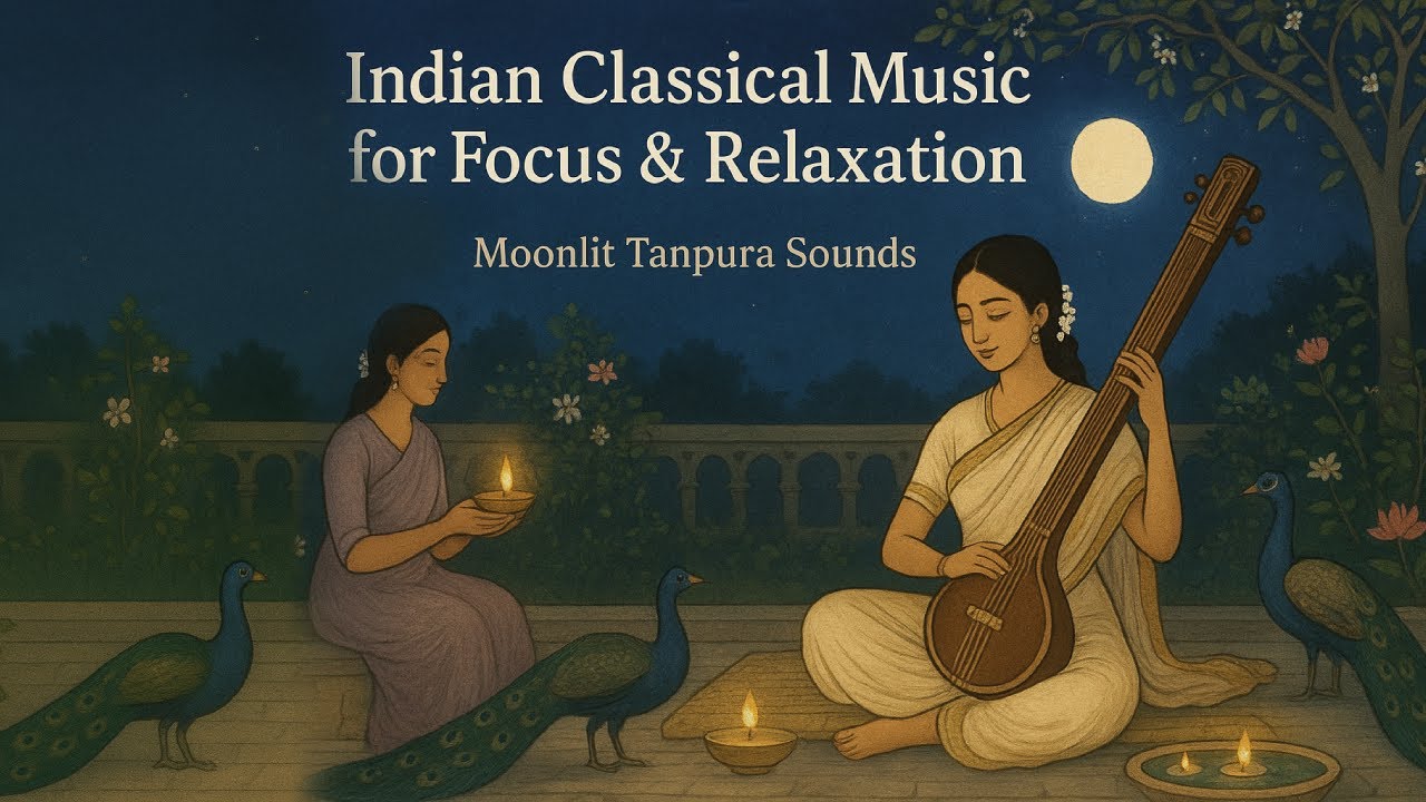 Indian Classical Focus Music |  Tk Music |  Deep Sitar & Flute Ragas for Study, Work & Productivity