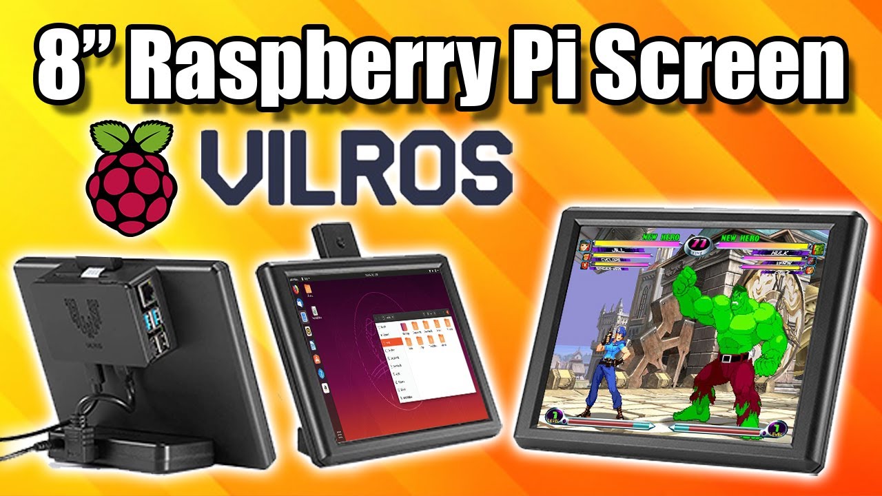 This 8” Screen Is Perfect For The Raspberry Pi 400 Or Pi4!