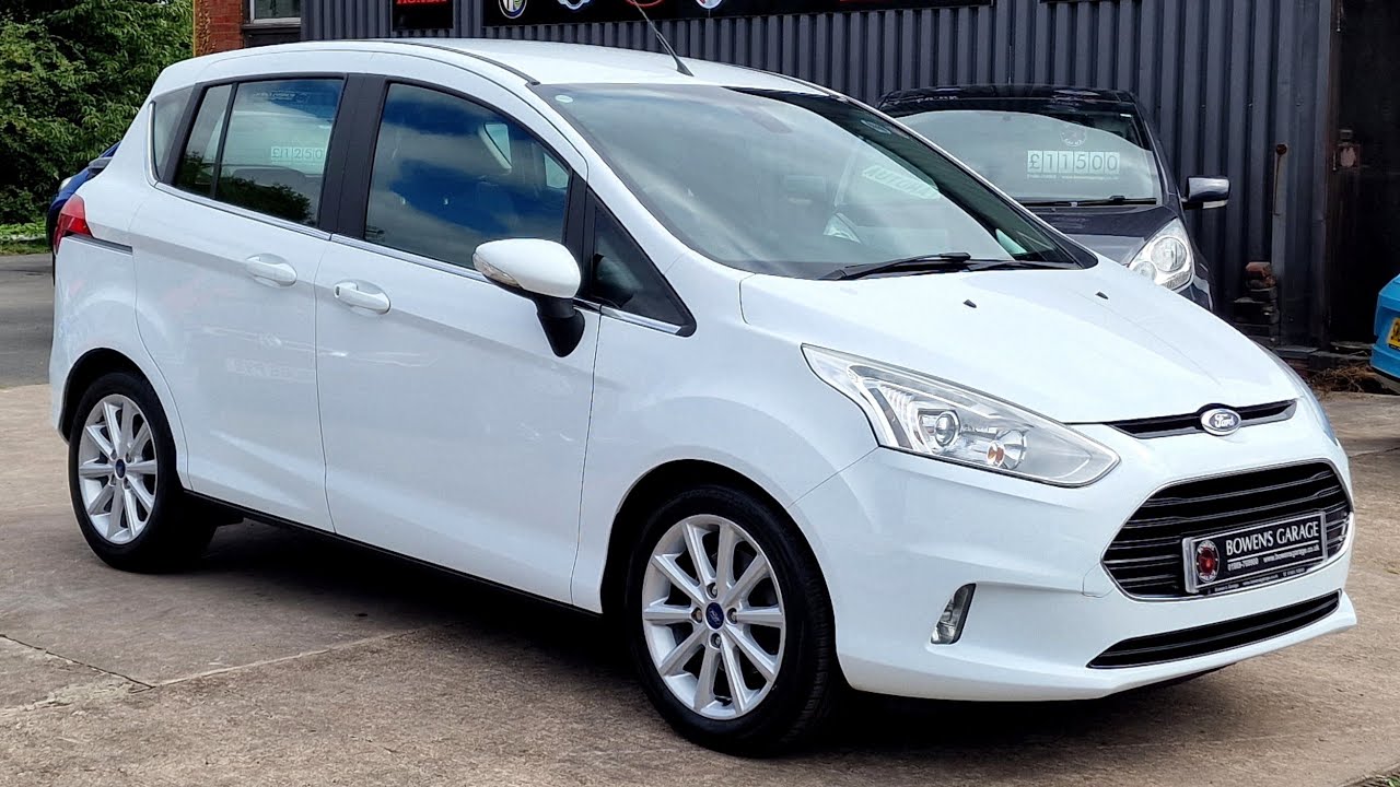 2016 (16) Ford B-Max Titanium 1.6 Auto 5Dr in Frozen White. 21k Miles. 6 Ford Services. £10,500