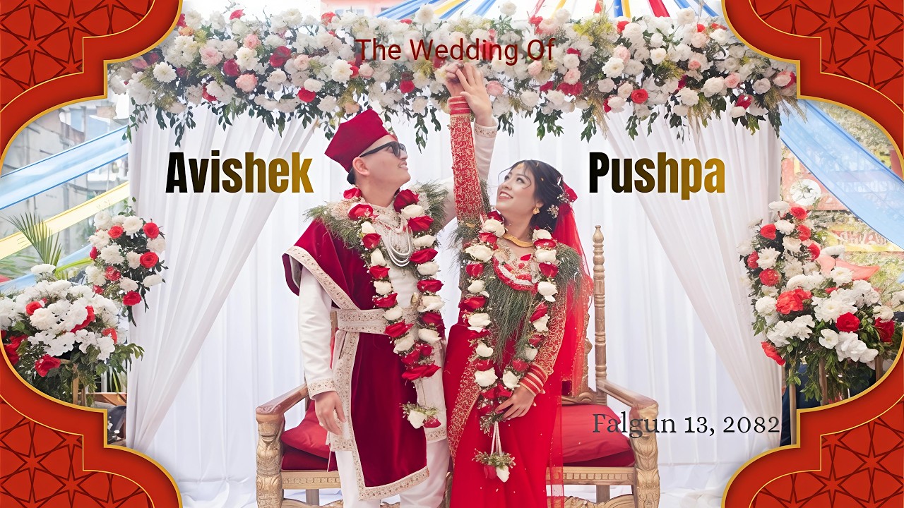 Avishek weds Pushpa