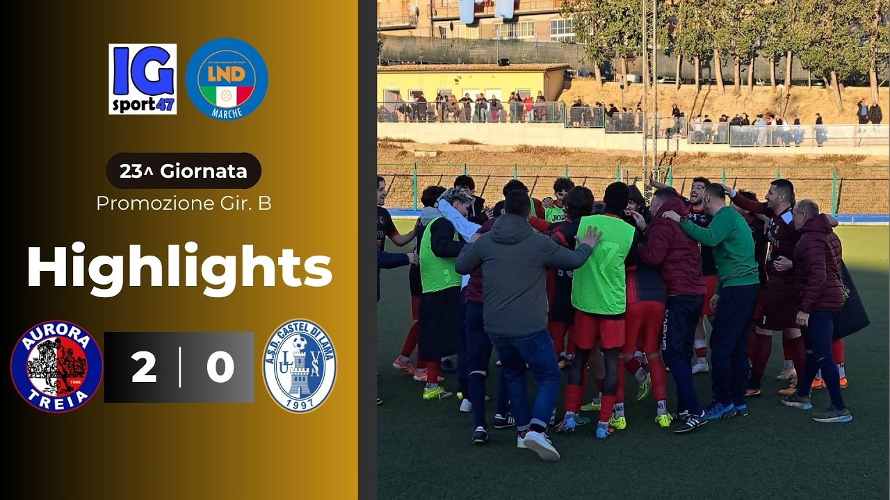 Aurora Treia-Castel Di Lama 2-0 (Promozione Girone B)