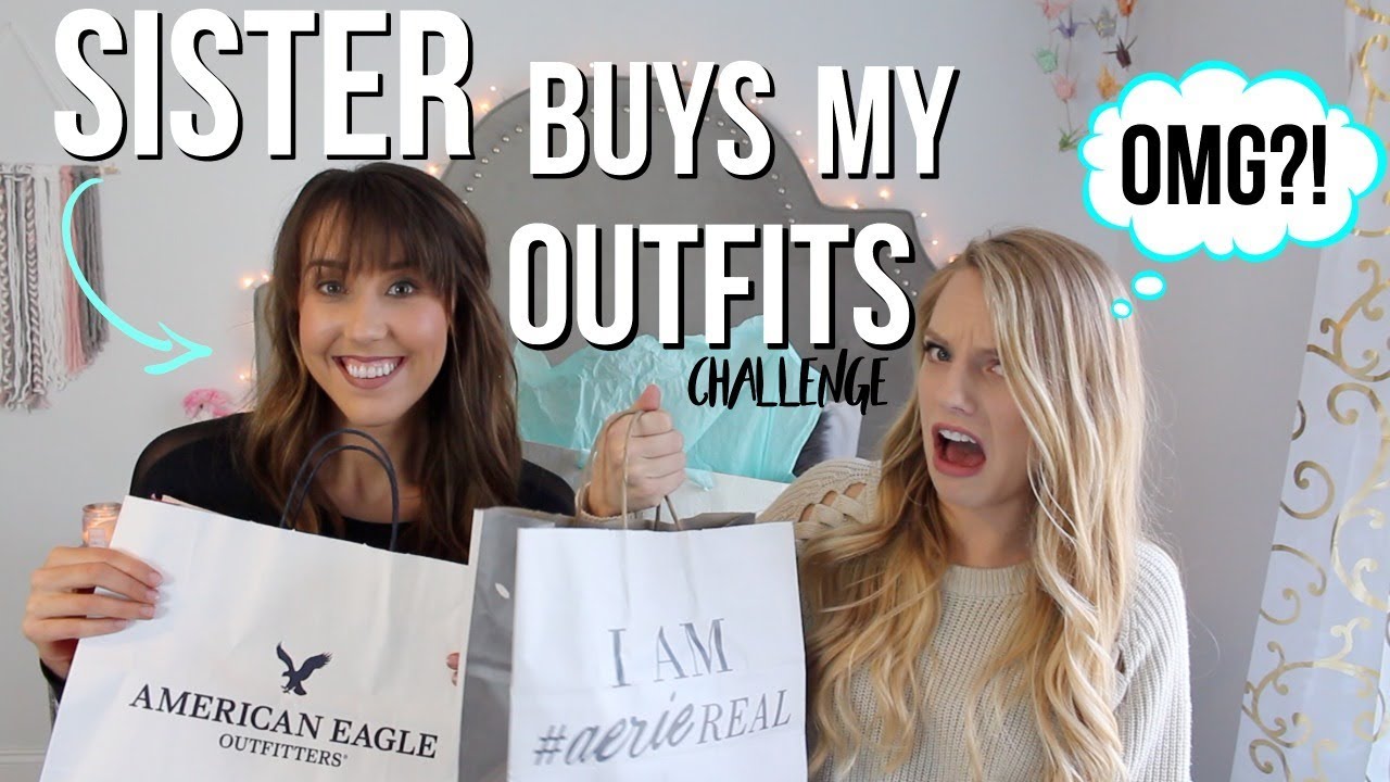 SISTER BUYS MY OUTFITS CHALLENGE! | Funny challenge video