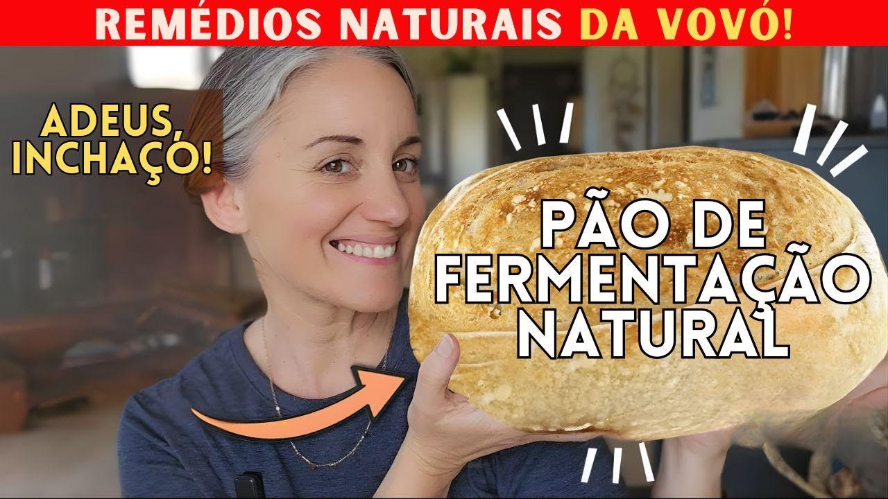 Pão de fermentação natural FÁCIL: o pão que faz bem de verdade