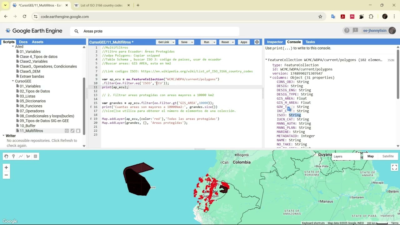 11_Multifiltros en GEE( Google Earth Engine)