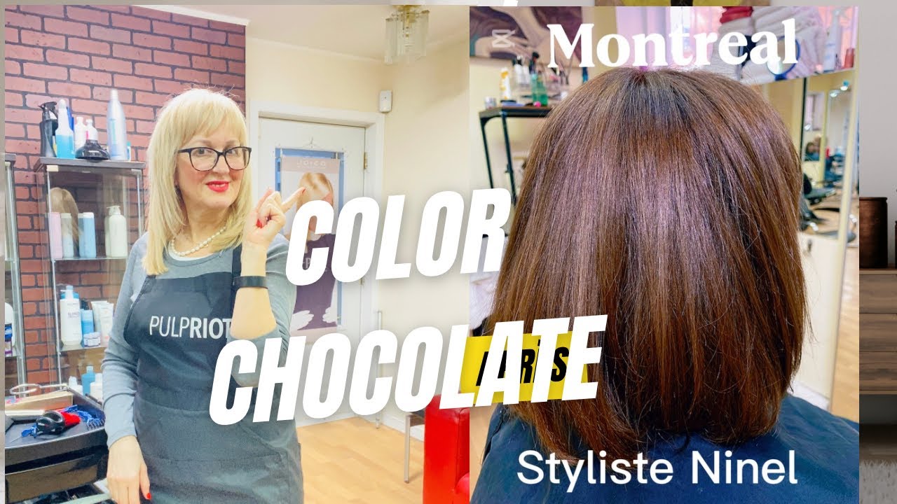 CREAMOS COLOR DE CABELLO,TONO CHOCOLATES 🍫 😄FACIL❤️PASO POR PASO.