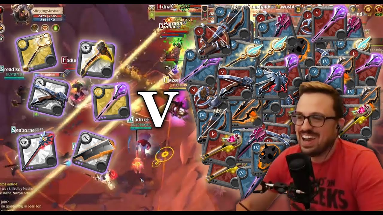 6 v 50! FvF Albion Online PvP