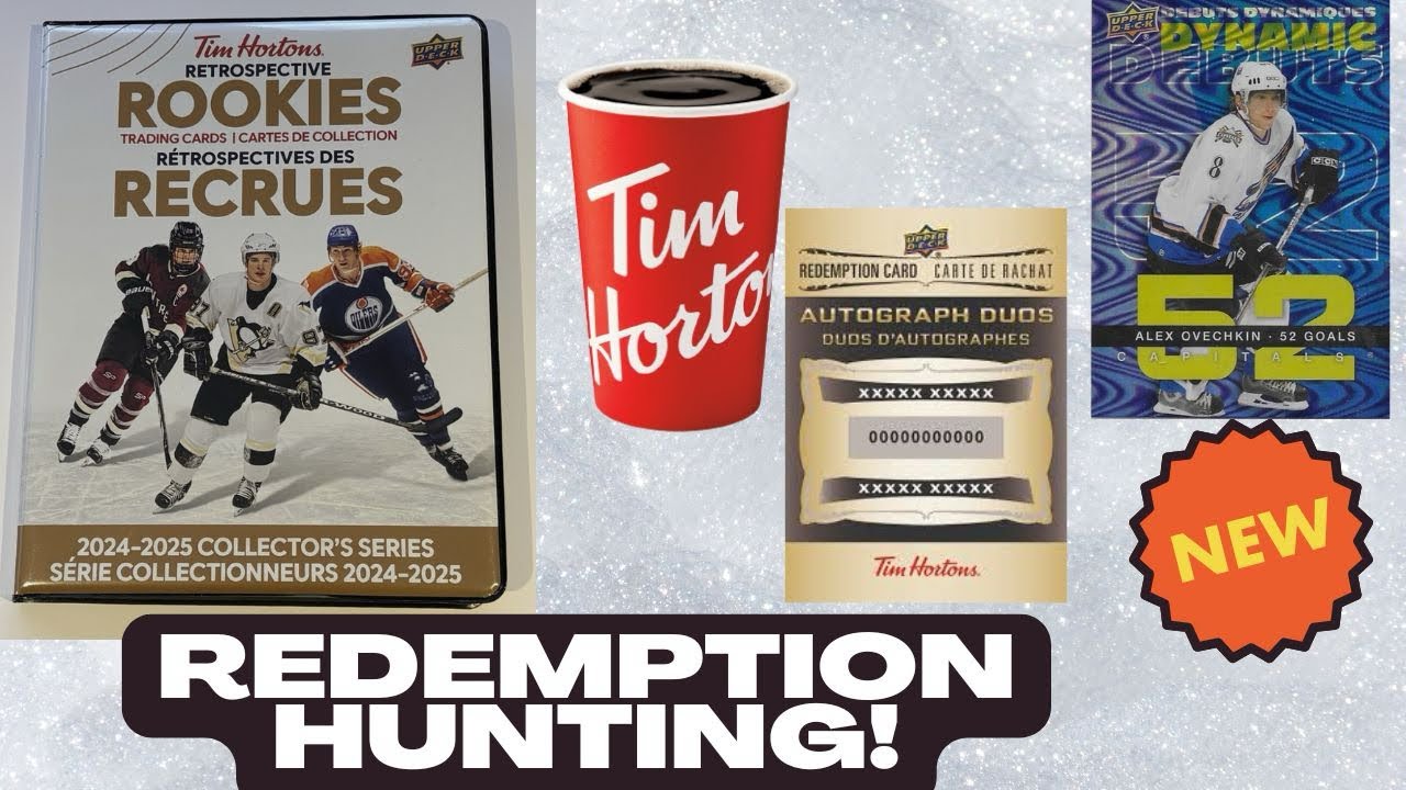 Upper Deck Tim Hortons Retrospective Rookies 2025  Hockey | 100 PACK BOX OPENING! Prize Card PULLED!