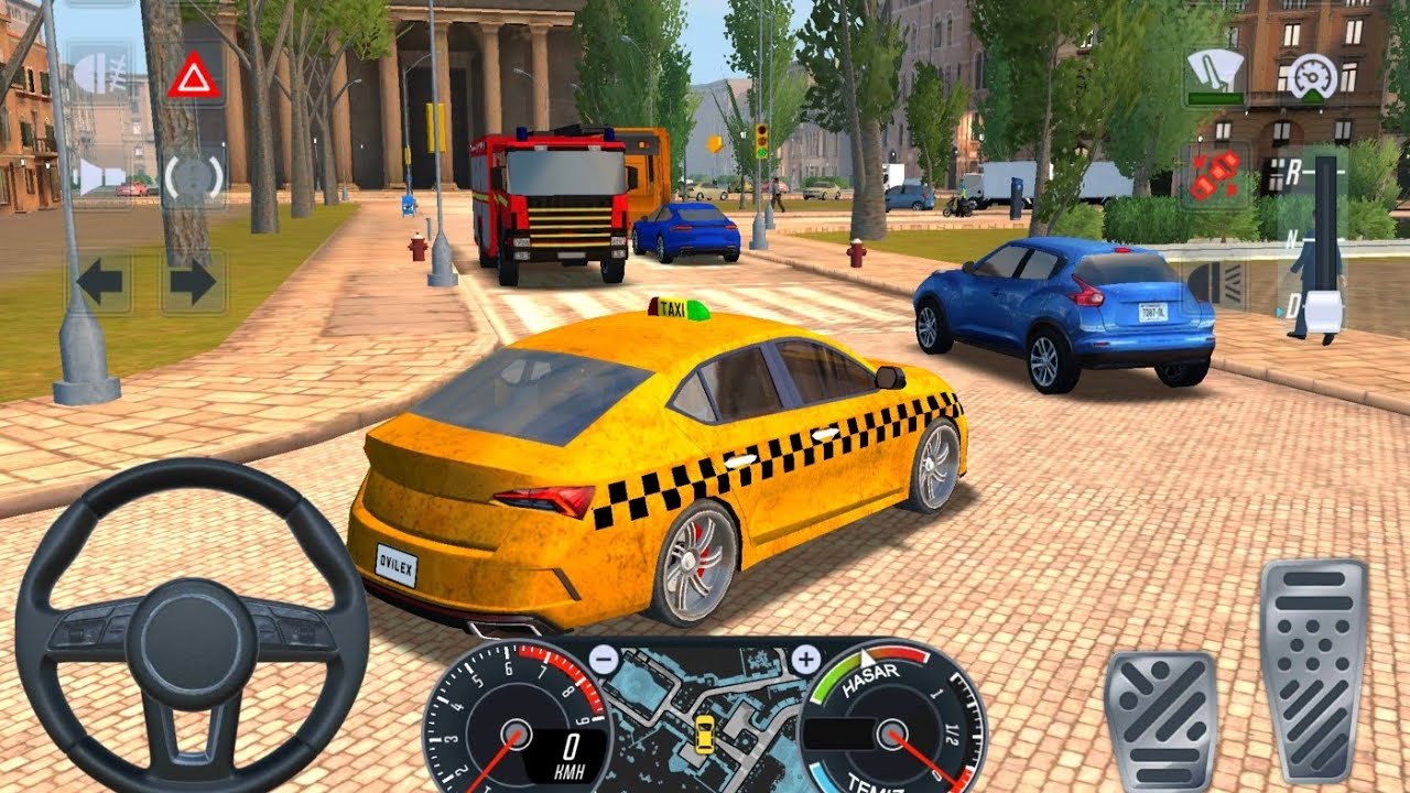 Luxury Mercedes at the beach opposite the cruise ship 🌊🚖 Taxi Sim 2026-Android iOS Gameplay