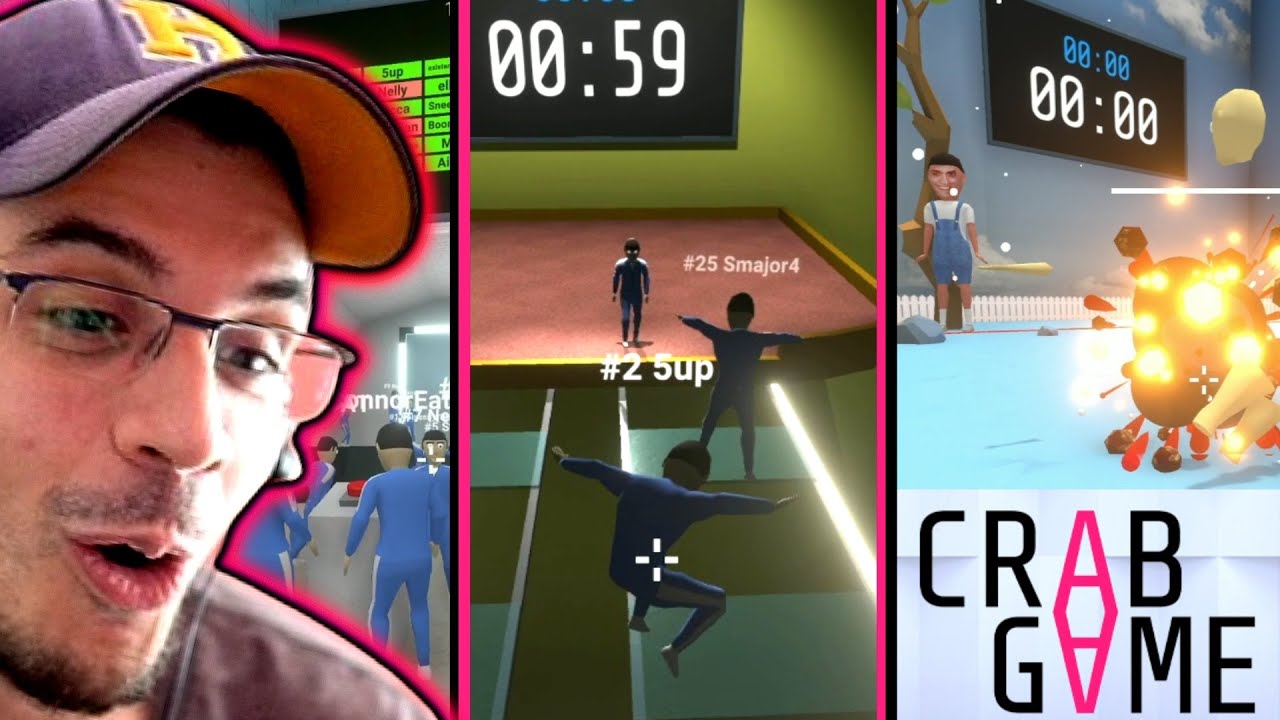 THE SQUID GAME KNOCKOFF IS AMAZING! | Crab Game Massive Streamer Lobby