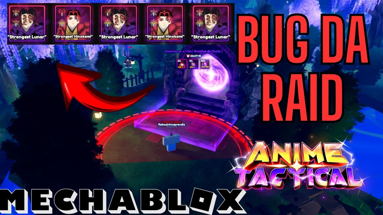 ESSE BUG NA RAID DE KIMETSU VAI FAZER VC GANHAR MUITO ITENS! ANIME TACTICAL SIMULATOR!