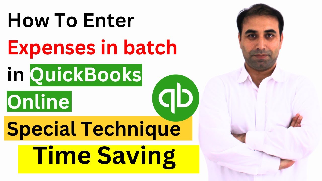 How to enter expenses in bulk in QuickBooks online | Entering Expenses in Batch in QuickBooks online