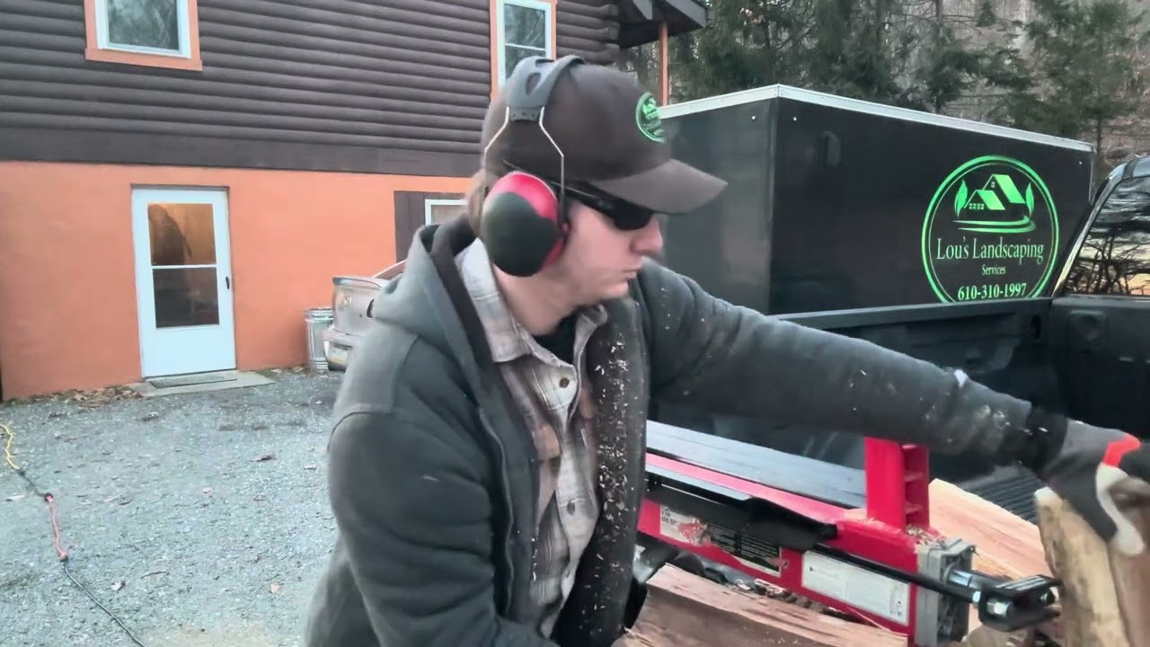 Harbor Freight 5 ton Electric Log Splitter