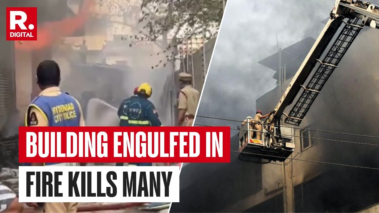 BREAKING: Building Fire Kills At Least 5 People, Rescue Operations Underway | Hyderabad