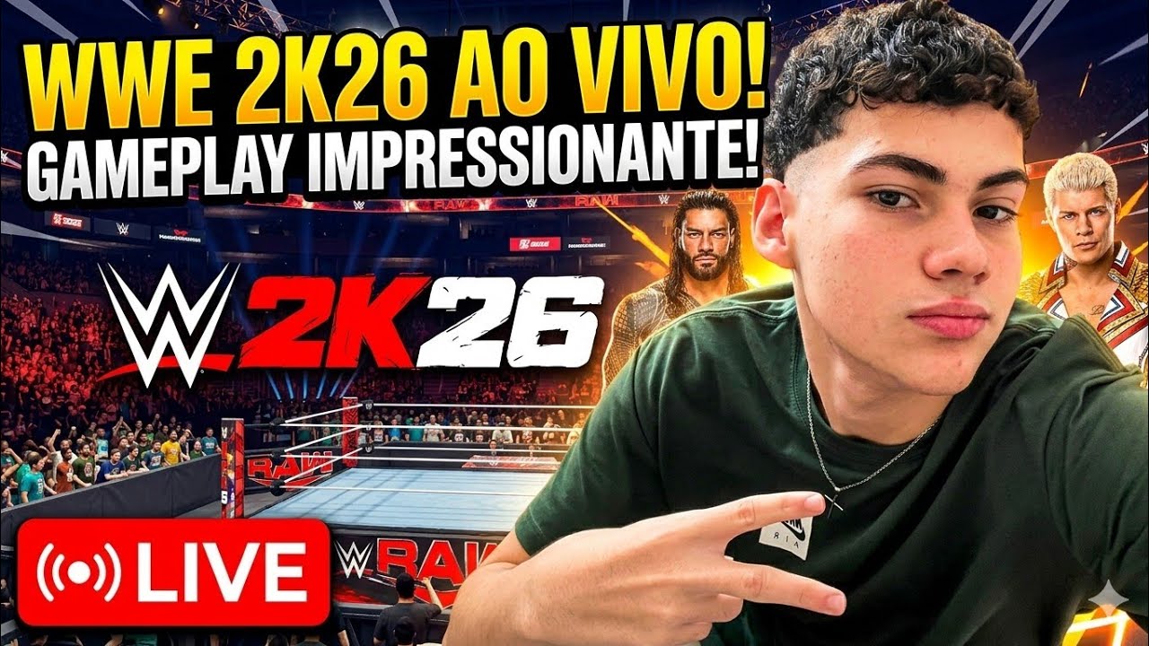 🔥 LIVE AGORA – WWE 2K26