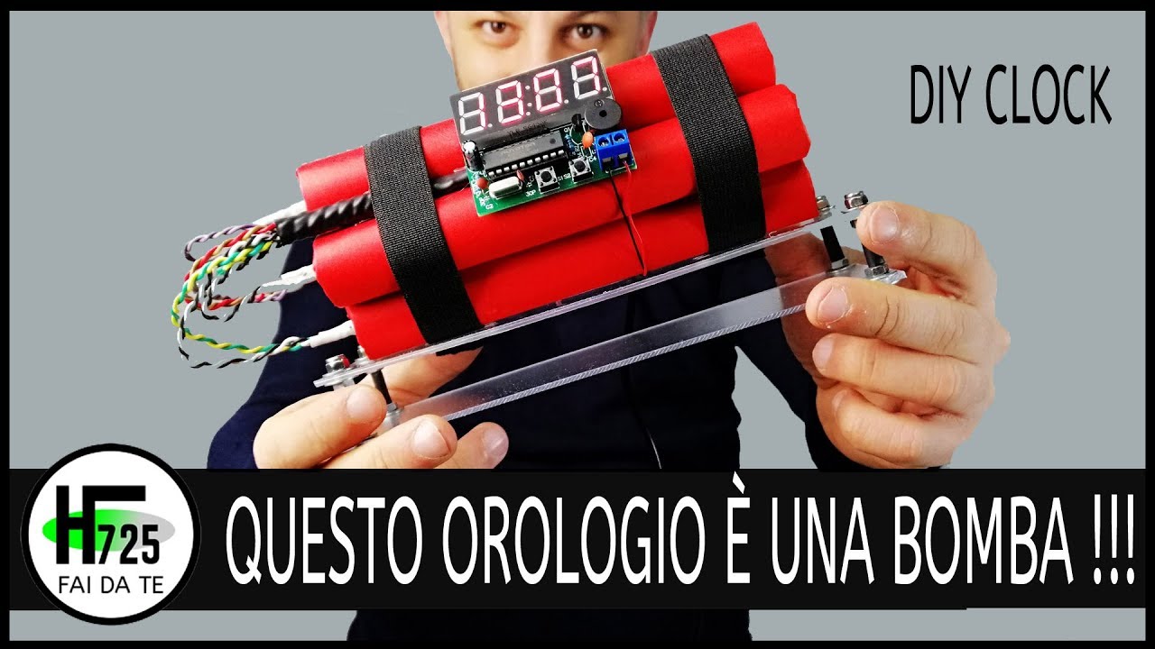 Fai da te : orologio digitale - DIY digital clock