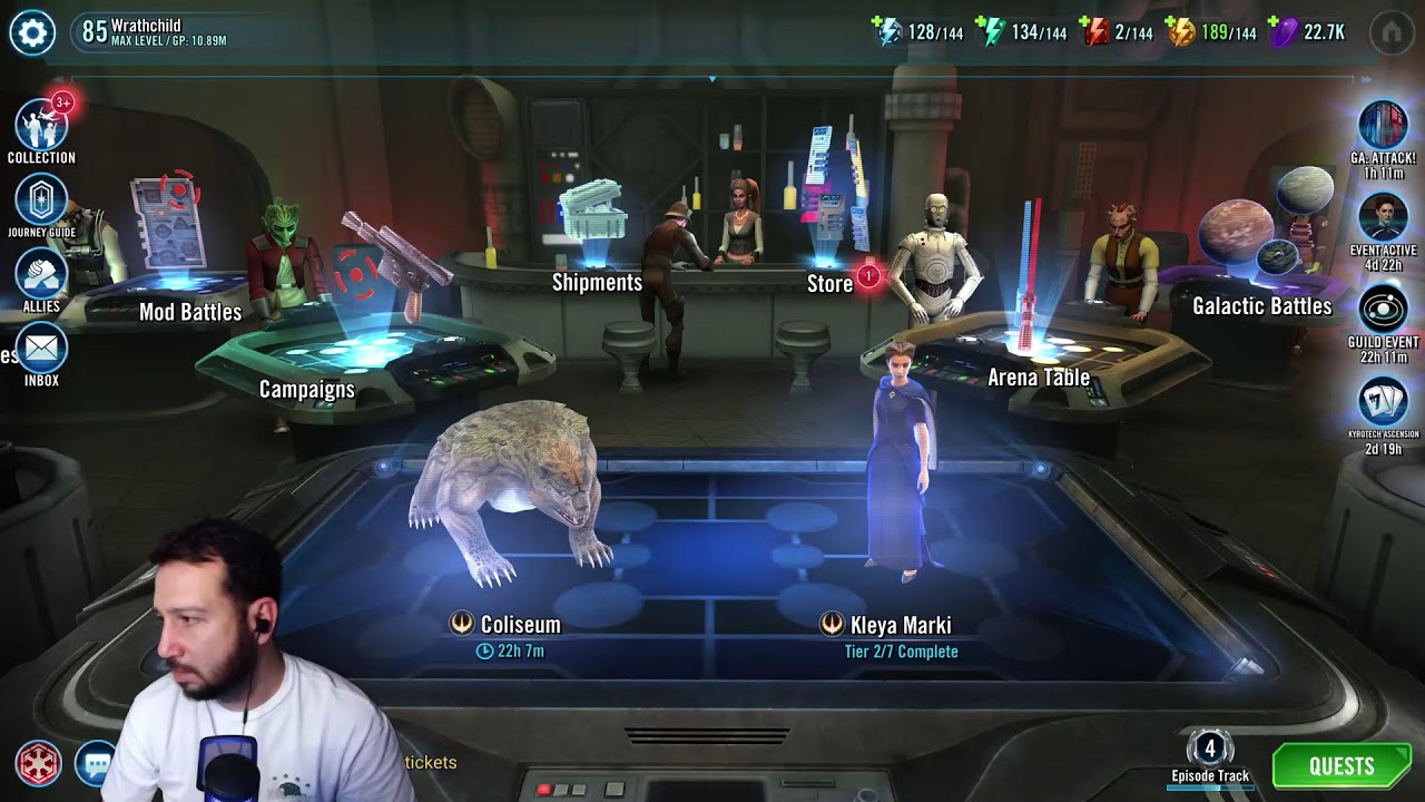 Datacronlar ve Farm Stratejisi / Coliseum / GAC - Swgoh
