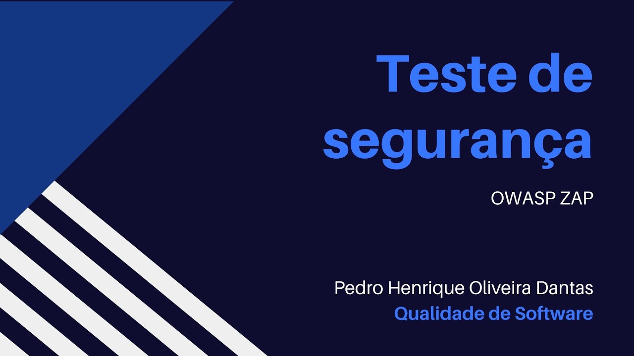 OWASP ZAP - Ferramenta para teste de segurança em aplicações Web