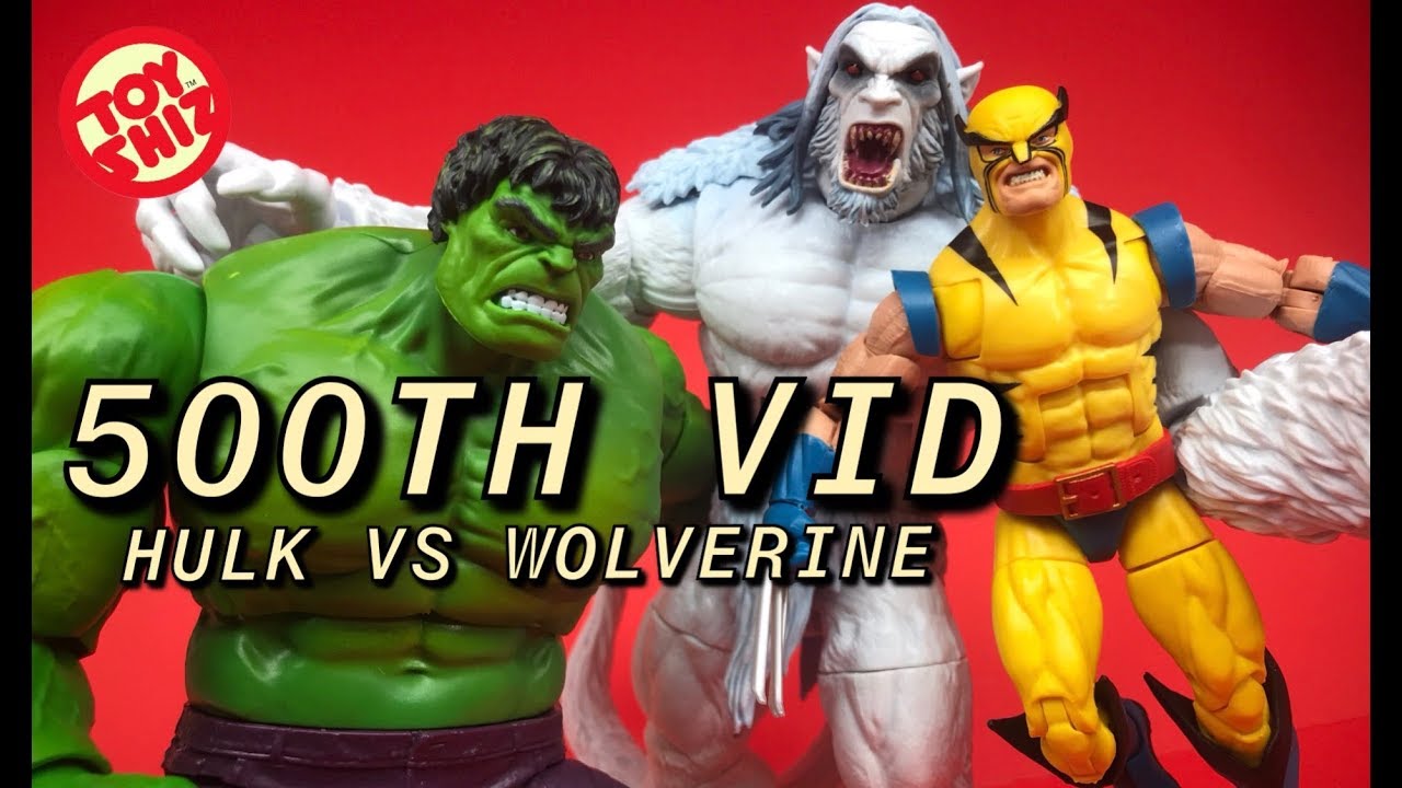 MARVEL LEGENDS: Hulk Vs. Wolverine Hasbro 80 Years!